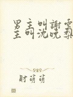 男主叫谢云迟女主叫沈晚梨的小说