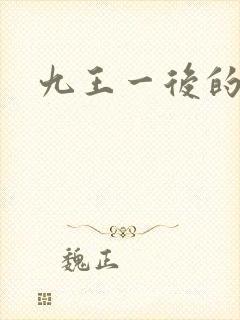 九王一后的小说封面