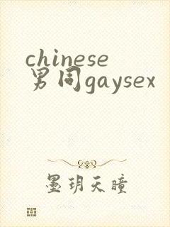 chinese男同gaysex封面
