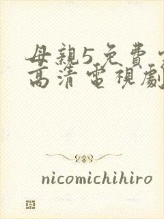 母亲5免费完整高清电视剧