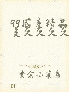 99国产精品欧美久久久久久