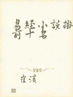 易经小说排行榜前十名封面