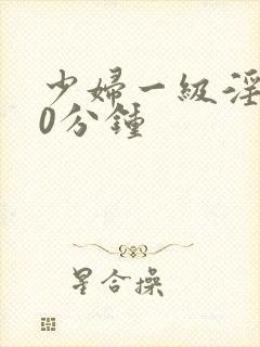 少妇一级淫片60分钟