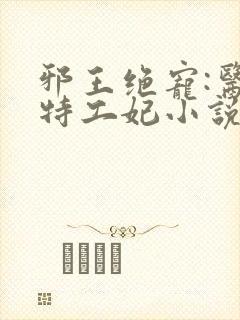 邪王绝宠:医品特工妃小说封面