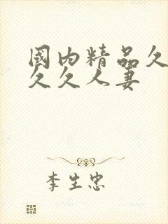 国内精品久久久久久人妻