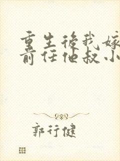 重生后我嫁给了前任他叔小说