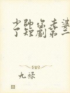 少帅你老婆又跑了短剧第二季免费观看