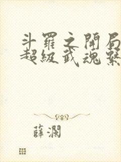 斗罗之开局觉醒超级武魂系统