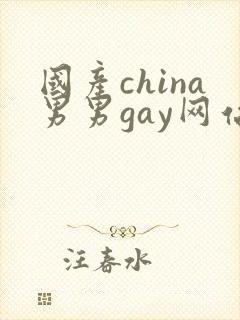 国产china男男gay网站站