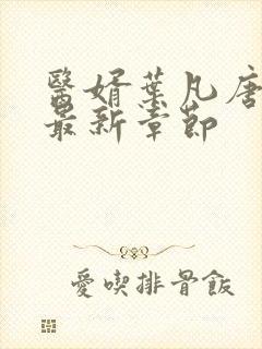 医婿叶凡唐若雪最新章节