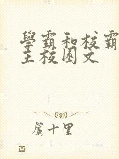 学霸和校霸双男主校园文