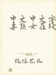 中文中文字幕人妻熟女在线