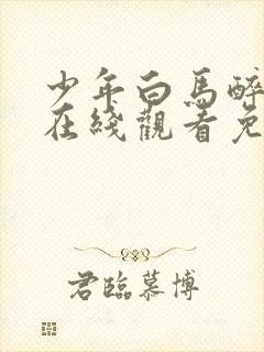 少年白马醉春风在线观看免费观看