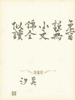 似锦小说免费阅读全文无窗口