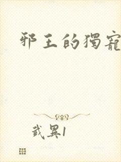 邪王的独宠医妃封面