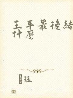 王平最后结局是什么