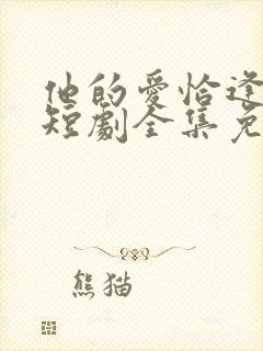 他的爱恰逢其时短剧全集免费观看封面