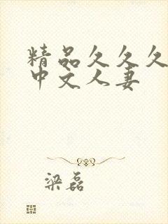 精品久久久久久中文人妻