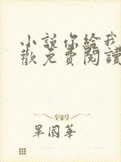 小说你给我的喜欢免费阅读