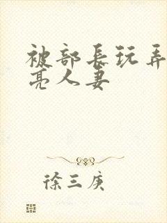 被部长玩弄的漂亮人妻