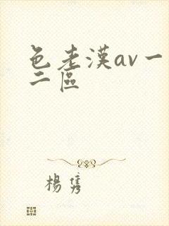 色老汉av一区二区