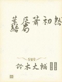 叶辰萧初然最新结局封面