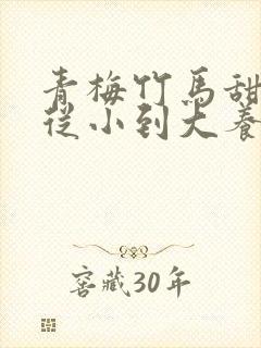 青梅竹马甜宠文从小到大养成封面