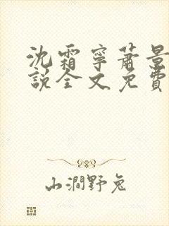 沈霜宁萧景渊小说全文免费阅读