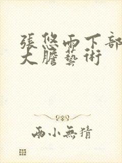 张悠雨下部裸体大胆艺术封面