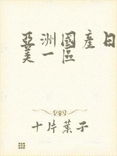 亚洲国产日韩欧美一区