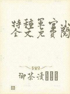 特种军官小小妻全文免费阅读