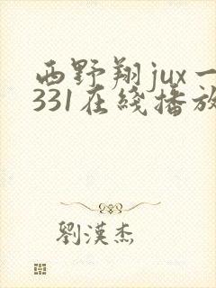 西野翔jux一331在线播放