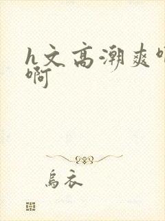 h文高潮爽啊啊啊封面