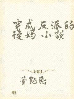 穿成反派的恶毒后妈 小说封面