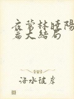 夜莺林晓阳番外篇大结局