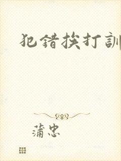 犯错挨打训诫文