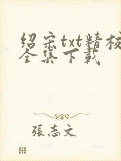 绍宋txt精校全集下载