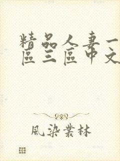 精品人妻一区二区三区中文字幕封面