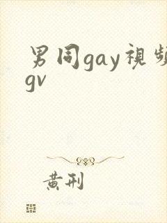 男同gay视频gv