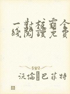 一对校霸全文在线阅读免费无弹窗封面