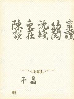 陈东沈幼宁的小说在线阅读