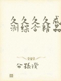 久久久久成人亚洲综合精品