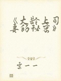 《大龄上司与人妻的秘密》电影在线封面