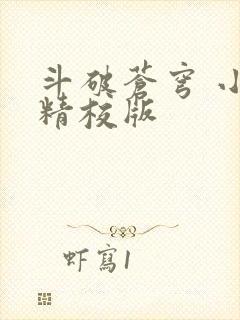 斗破苍穹 小说精校版