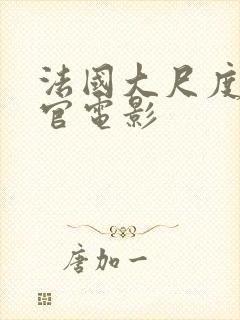 法国大尺度露器官电影