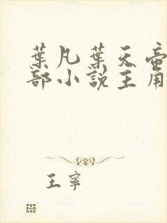 叶凡叶天帝是哪部小说主角