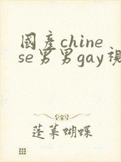 国产chinese男男gay视频