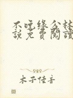 不晚缘分林歌小说免费阅读最新章节封面