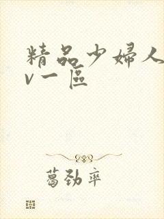 精品少妇人妻av一区