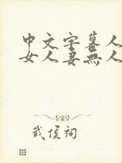 中文字幕人妻熟女人妻无人在线